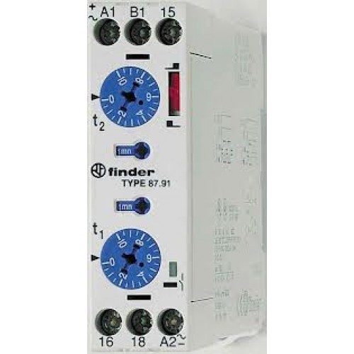 TEMPORIZZATORE ASIMETTRICO 809102400 12-240 AC-DC FINDER