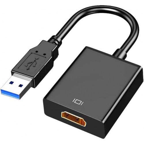ADATTATORE DA USB A HDMI FULL HD 1080P