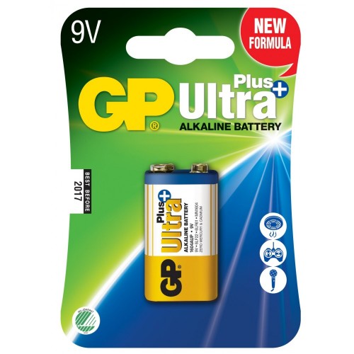 BATTERIA ALCALINA 9V GP ULTRA PLUS